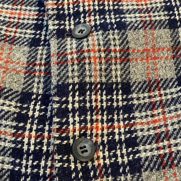 Vintage Academia Jack Lang PBM Mens Blazer 100% Wool Plaid Check Sport Coat 42L - Picture 3 of 9